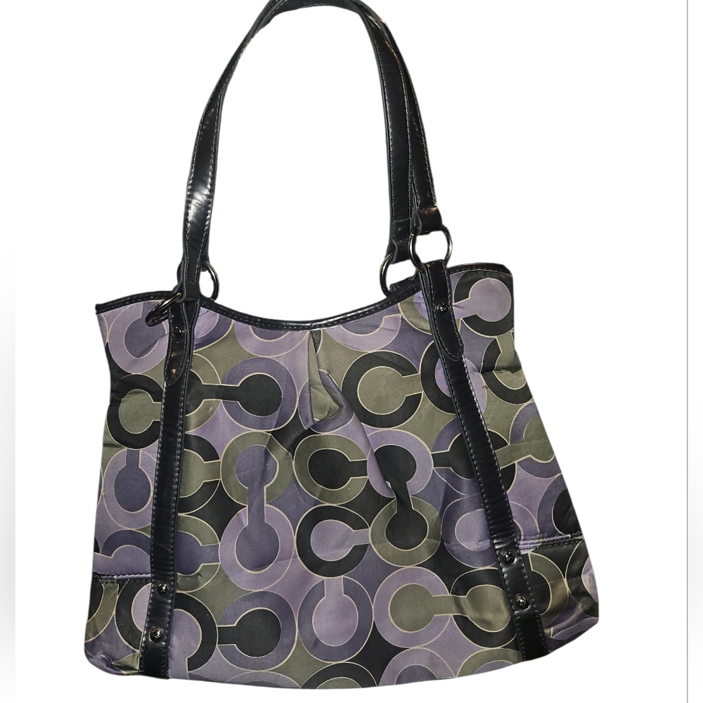 🔮Coach🔮2010-2011 Alexandra Outline Op Art Tote Bag